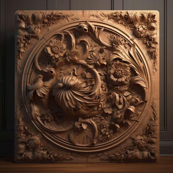 Patterns and decorations (stl gallery 1, PATTERN_2681) 3D models for cnc
